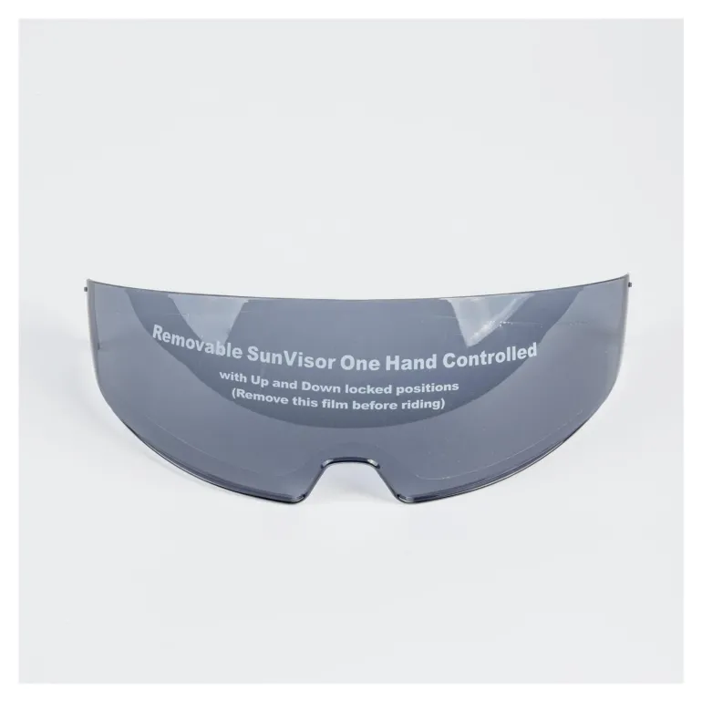 Blenda przeciwsłoneczna do kasku OZONE OZ-INVISOR-SQUARE SQUARE SMOKE czarny