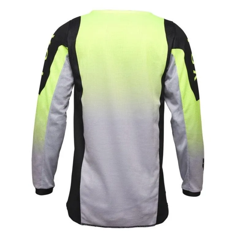 Bluza cross dziecięca FOX JUNIOR 180 LEAN FLUORESCENT YELLOW żółty fluo