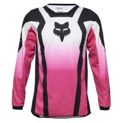 Bluza cross dziecięca FOX JUNIOR GIRLS 180 LEAN BLACK/PINK czarny różowy
