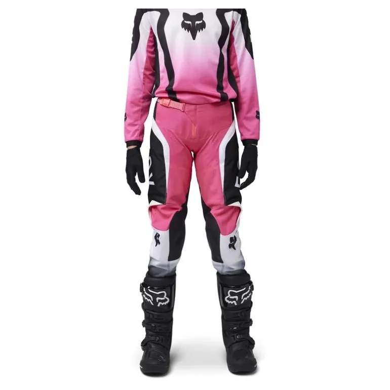 Bluza cross dziecięca FOX JUNIOR GIRLS 180 LEAN BLACK/PINK czarny różowy