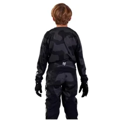 Bluza cross dziecięca FOX JUNIOR 180 BNKR BLACK CAMO czarny szary