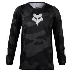 Bluza cross dziecięca FOX JUNIOR 180 BNKR BLACK CAMO czarny szary