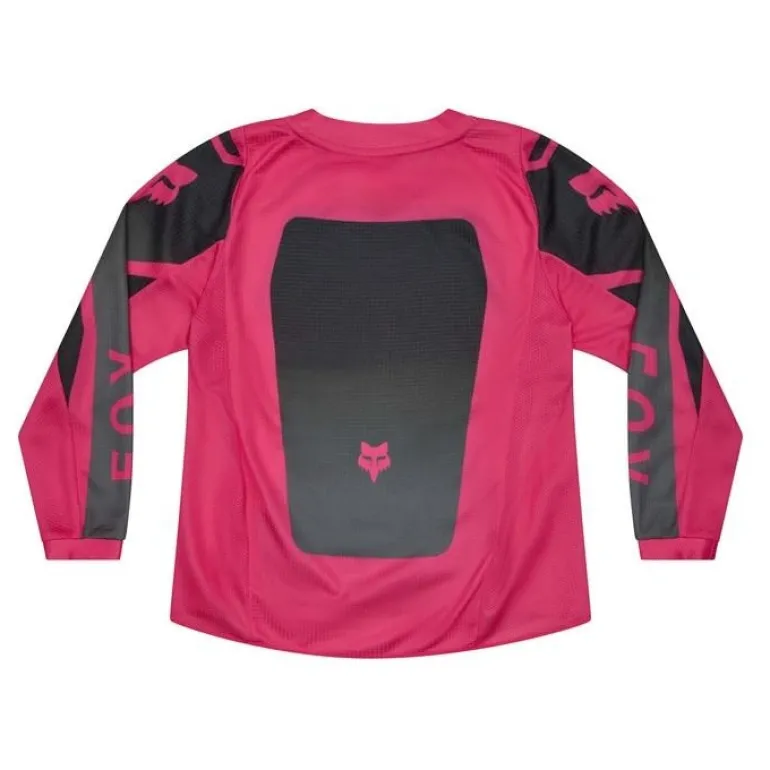 Bluza cross dziecięca FOX JUNIOR GIRLS 180 SHIELD BLACK/PINK czarny różowy