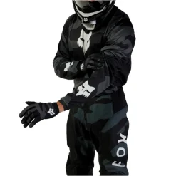 Bluza cross FOX 180 BNKR BLACK CAMO czarny szary