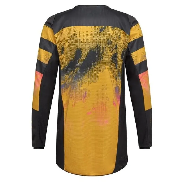 Bluza cross FOX 180 KAIROS TANGERINE czarny żółty