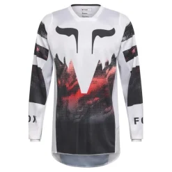 Bluza cross FOX 180 KAIROS WHITE/FLUO RED biały czerwony fluo