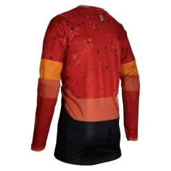 Bluza cross LEATT MOTO 4.5 ENDURO BURN czarny czerwony