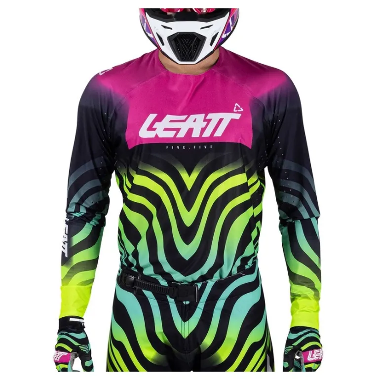 Bluza cross LEATT MOTO 5.5 ULTRAWELD TIGER PINK różowy
