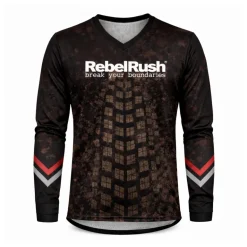 Bluza cross REBELRUSH ROOST BLACK czarny brązowy