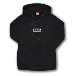 Bluza damska DAVCA LOGO REFLECTIVE czarny srebrny