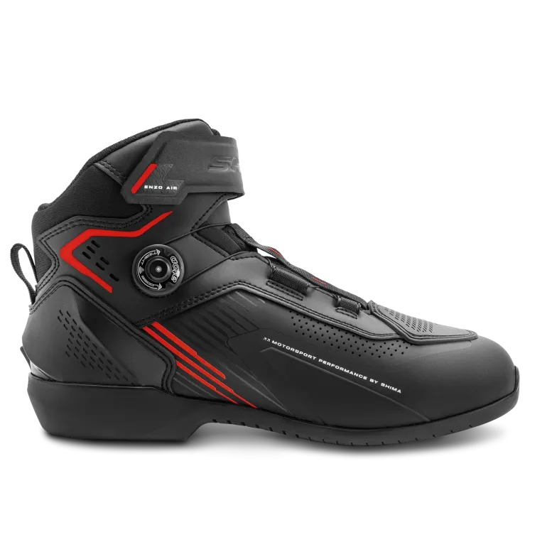 Buty krótkie SHIMA ENZO AIR BLACK/RED czarny czerwony