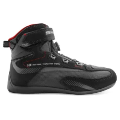Buty motocyklowe krótkie miejskie Shima Exo Vented czarny-czerwony