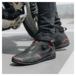Buty motocyklowe Rebelhorn Spark II czarny-czerwony