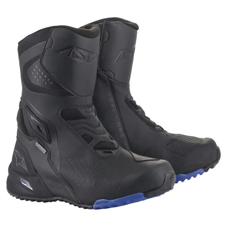 Buty turystyczne ALPINESTARS RT-8 GORE-TEX GORE-TEX BLACK/BLUE czarny niebieski
