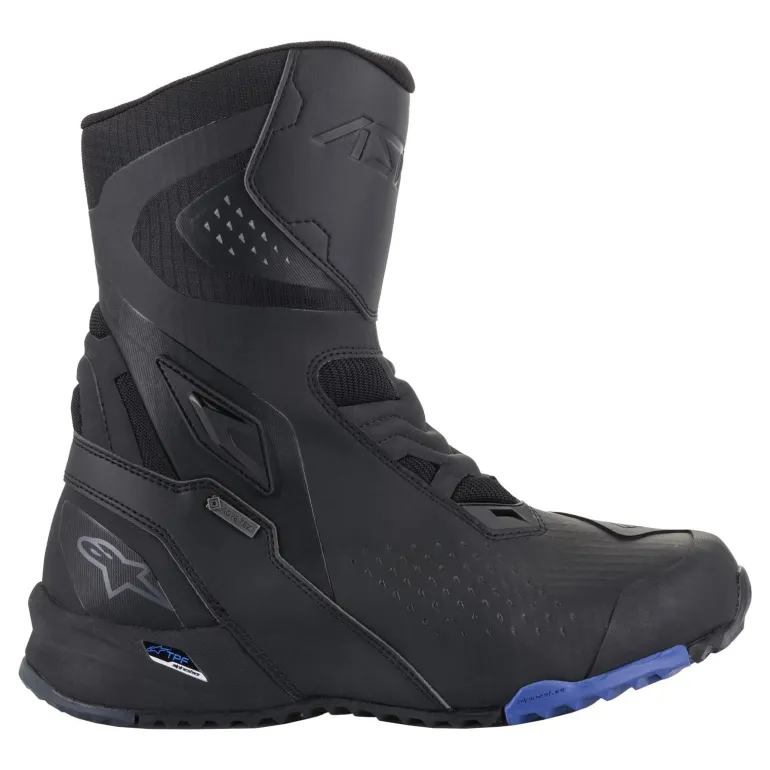Buty turystyczne ALPINESTARS RT-8 GORE-TEX GORE-TEX BLACK/BLUE czarny niebieski
