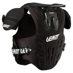 Buzer dziecięcy LEATT FUSION VEST 2.0 JUNIOR z osłoną szyi BLACK czarny
