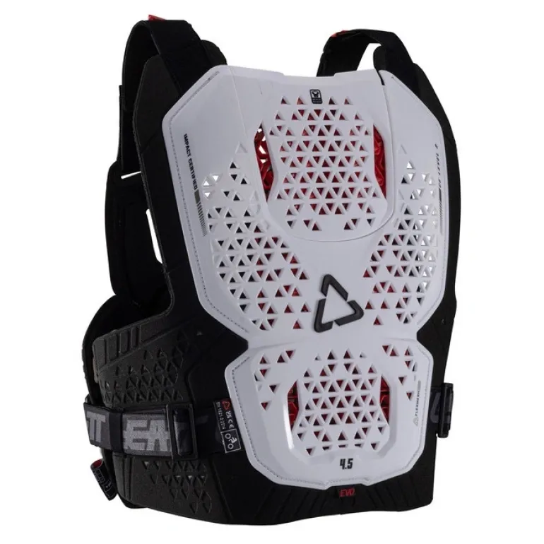 Buzer LEATT 4.5 EVO WHITE biały