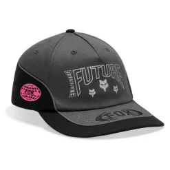 Czapka z daszkiem FOX ADJUSTABLE BLACK czarny