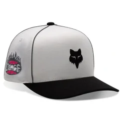 Czapka z daszkiem FOX SNAPBACK WHITE biały