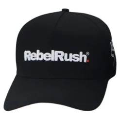 Czapka z daszkiem REBELRUSH BLACK czarny