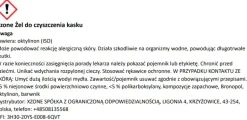 Żel do czyszczenia kasku XZONE TURBO GEL 30ml