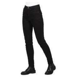 Jeansy motocyklowe damskie KNOX CALDER LADY BLACK czarny