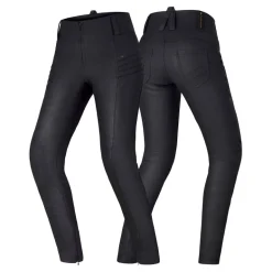 Jeansy motocyklowe damskie SHIMA NOX 2.0 WAX czarny