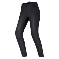 Jeansy motocyklowe damskie SHIMA NOX 2.0 WAX czarny