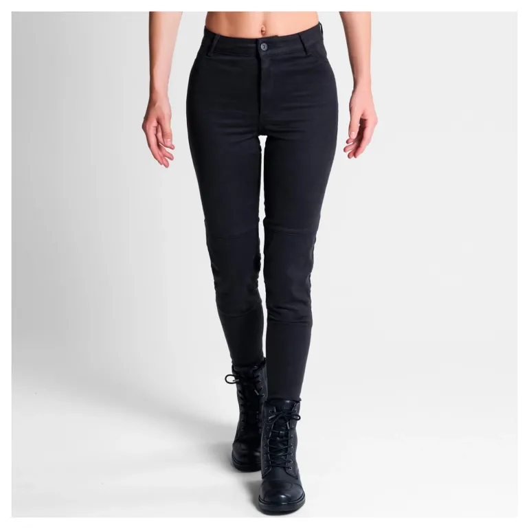 Jeansy motocyklowe damskie SPIDI MOTO LEGGINGS PRO 2 BLACK czarny