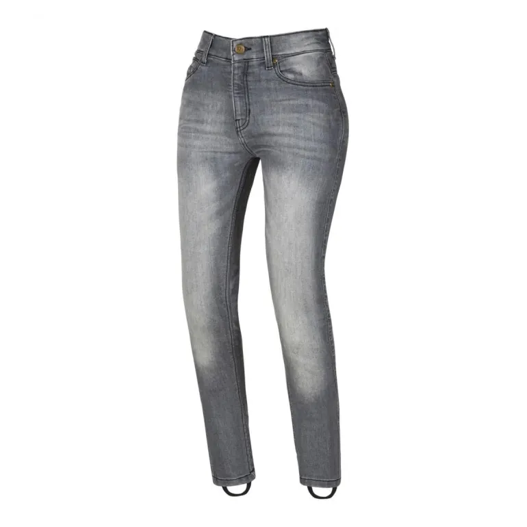 Jeansy motocyklowe damskie SECA TRINITY CORDURA GREY szary