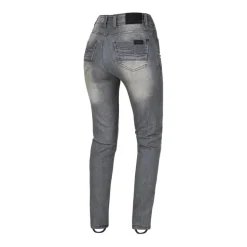 Jeansy motocyklowe damskie SECA TRINITY CORDURA GREY szary