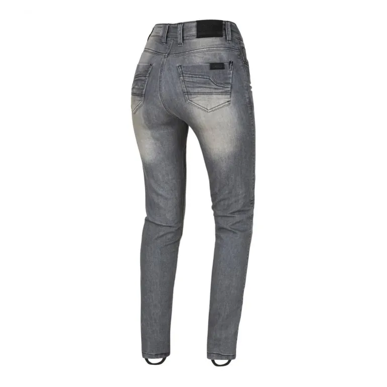 Jeansy motocyklowe damskie SECA TRINITY CORDURA GREY szary