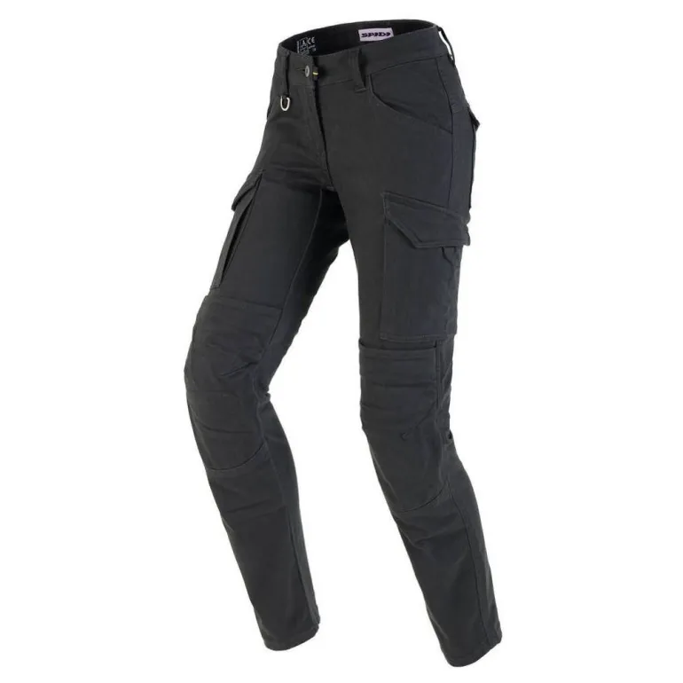 Jeansy motocyklowe damskie SPIDI PATHFINDER LADY ANTHRACITE czarny