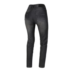 Jeansy motocyklowe damskie SECA DELTA ONE LADY BLACK czarny