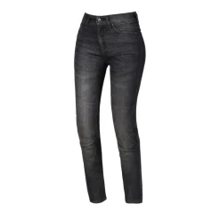Jeansy motocyklowe damskie SECA DELTA ONE LADY BLACK czarny
