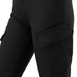 Jeansy motocyklowe damskie SHIMA RECON LADY BLACK czarny