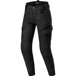 Jeansy motocyklowe damskie SHIMA RECON LADY BLACK czarny