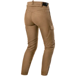Jeansy motocyklowe damskie SHIMA RECON LADY SAND beżowy