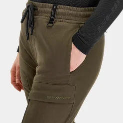 Jeansy motocyklowe damskie SHIMA JOGGSY LADY KHAKI zielony