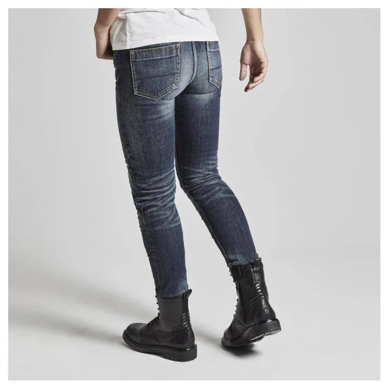 Jeansy motocyklowe damskie SPIDI J-TRACKER LADY DARK BLUE granatowy niebieski