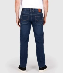 Jeansy motocyklowe KNOX KIRKSTONE STONE WASH INDIGO granatowy