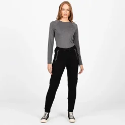 Jeansy motocyklowe KNOX SHIELD JOGGING BLACK czarny