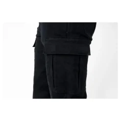Jeansy motocyklowe OZONE SHADOW II BLACK czarny