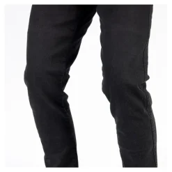 Jeansy motocyklowe OZONE STRIKER SLIM FIT BLACK czarny