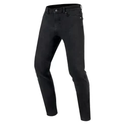Jeansy motocyklowe OZONE STRIKER SLIM FIT BLACK czarny