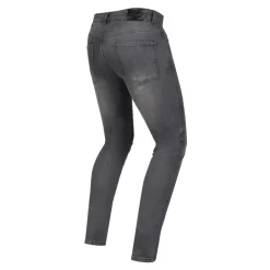 Jeansy motocyklowe OZONE STRIKER SLIM FIT WASHED GREY szary