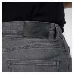 Jeansy motocyklowe OZONE STRIKER REGULAR WASHED GREY szary