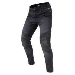 Jeansy motocyklowe REBELHORN EAGLE III SLIM FIT WASHED BLACK czarny