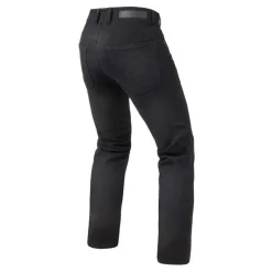 Jeansy motocyklowe REBELHORN CLASSIC III REGULAR FIT WASHED BLACK czarny
