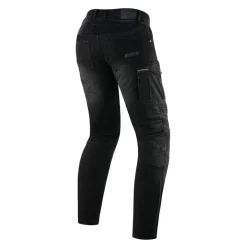 Jeansy motocyklowe REBELHORN VANDAL DENIM BLACK czarny